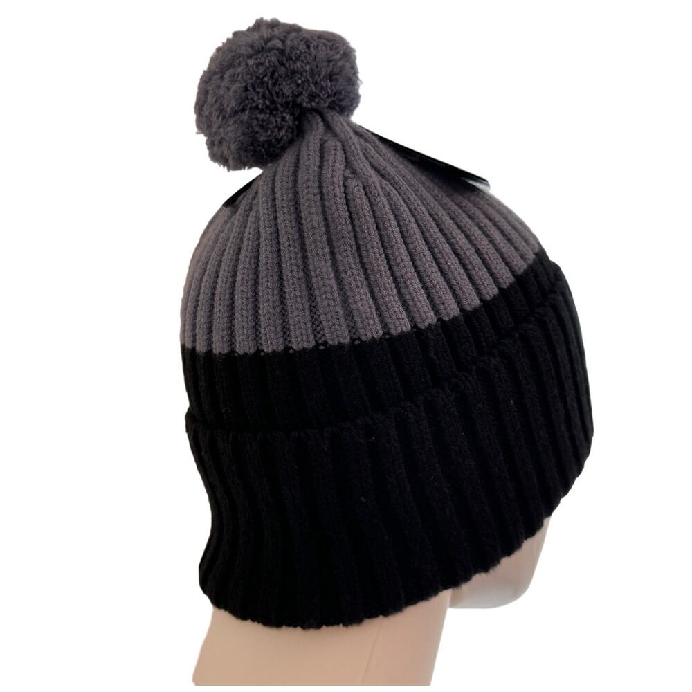 Alpine Design Men's Colorblock Pom Beanie One Size - Picture 2 of 5